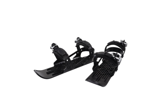 [Gear] Winter Mini Short Ski Skates Snowboard Boots Skiboards Adjuatable Short Snow Skateboard Outdoor Sports Classic Beginner Sleds