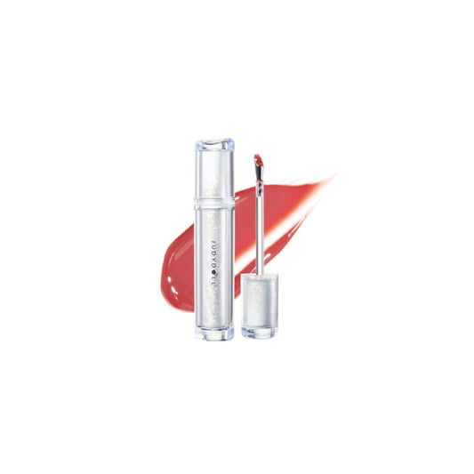 [Make up] Judydoll Ice Iron Lip Glaze Lipsticks Non-Stick Cups Mirror Shine Watery Lip Lotion Metal Brush Head Makeup Cosmetics