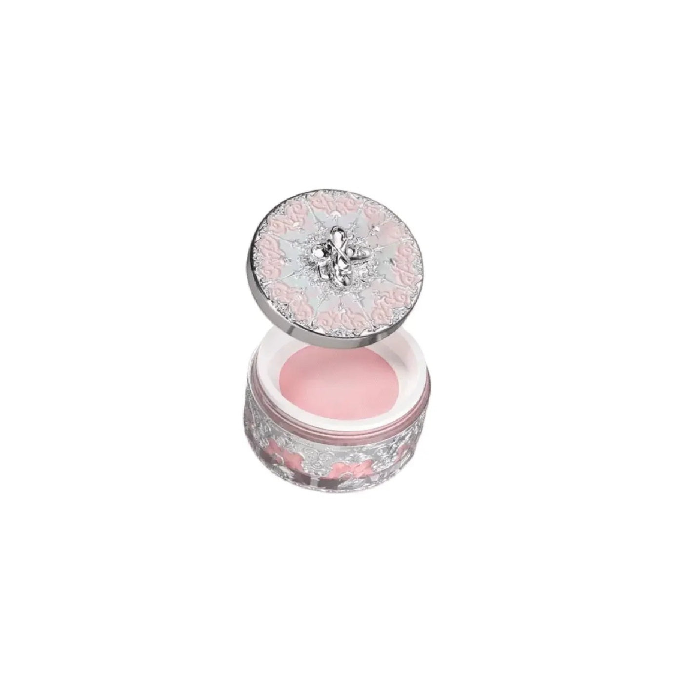 [Make up] Flower Knows Swan Ballet Setting Loose Powder Makeup Matte Finishing Oil Control Rose Scent Loose Powder 12G/0.42OZ