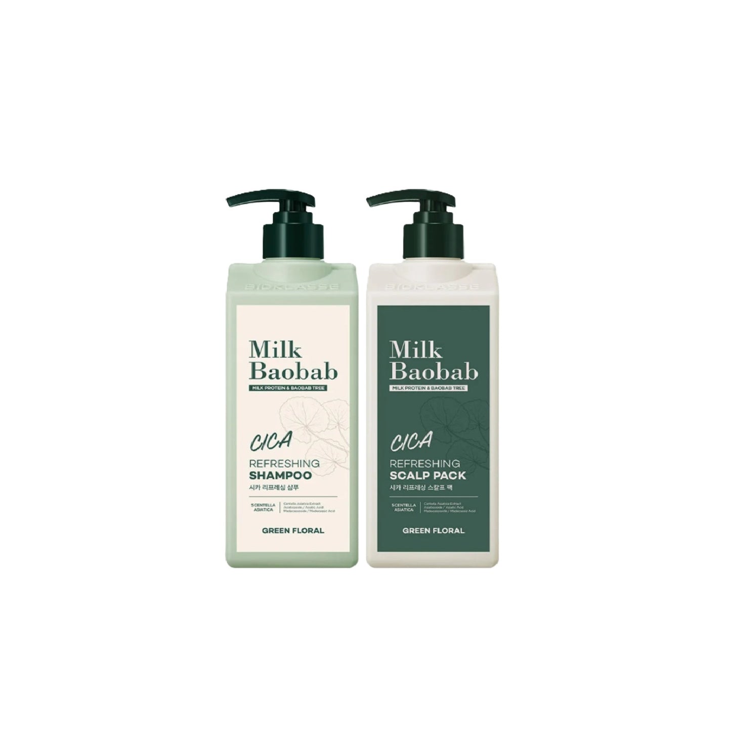 [Body care] Cica Refreshing Shampoo & Body Wash Duo 500ml