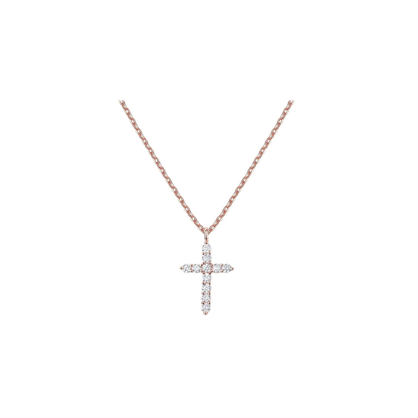 [Necklace] 14K Gold Plated Cross Necklace for Women | Cross Pendant | Gold Necklaces for Women Girls