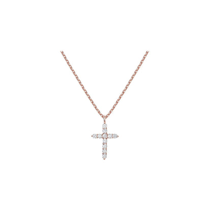 [Necklace] 14K Gold Plated Cross Necklace for Women | Cross Pendant | Gold Necklaces for Women Girls