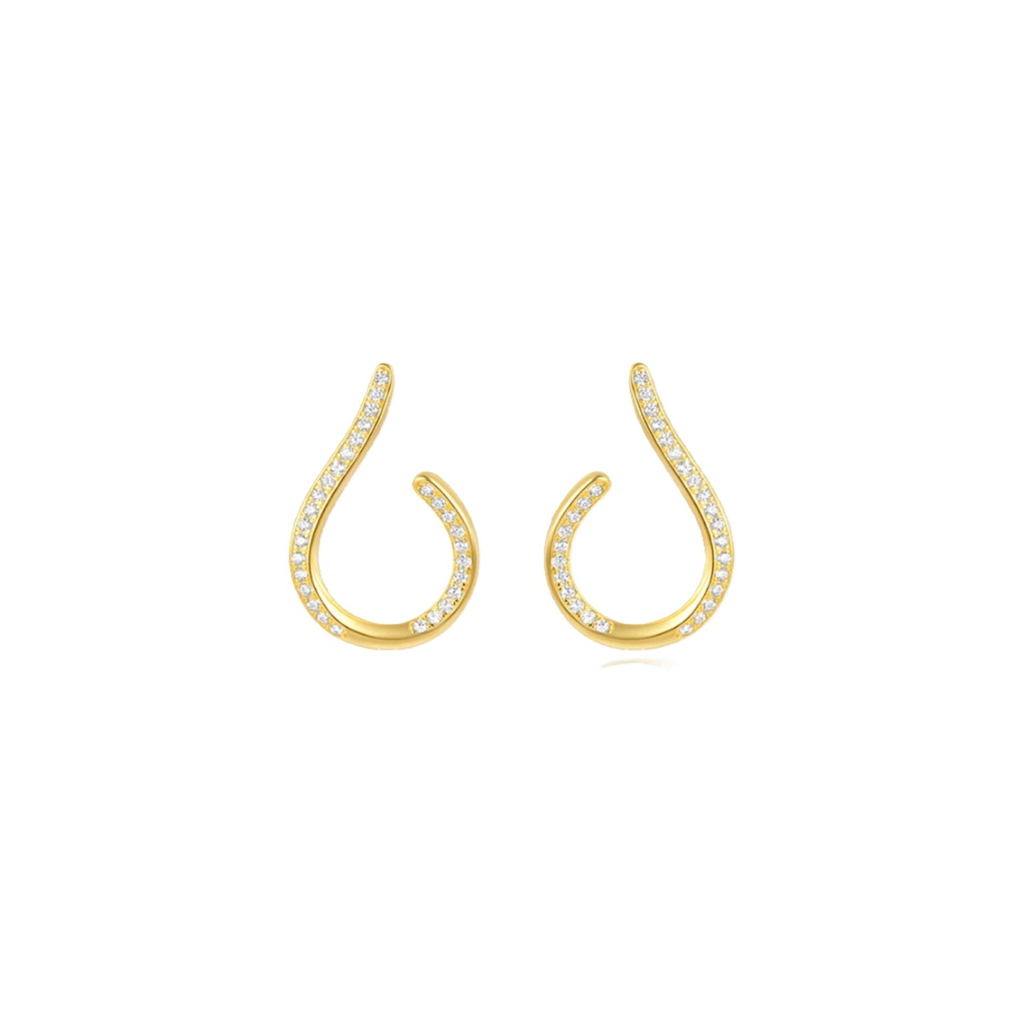 [Earrings] Elegant ROXI 925 Silver & Gold Earrings for Women