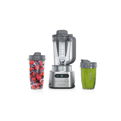 [Blender] Ninja SS151 TWISTi Blender DUO, High-Speed 1600 WP Smoothie Maker & Nutrient Extractor* 5 Functions Smoothie, Spreads & More