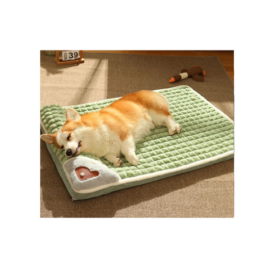 [supplies] MADDEN Winter Warm Dog Mat Luxury Sofa for Small Medium Dogs Plaid Bed for Cats Dogs Fluff Sleeping Removable Washable Pet Beds