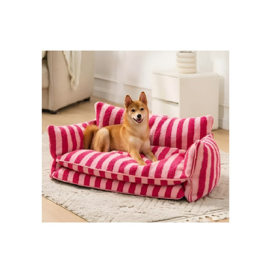 [supplies] Ins Cat Bed Sofa Winter Warm Cat Nest Pet Bed for Small Medium Dogs Cats Comfortable Plush Puppy Bed Pet Supplies