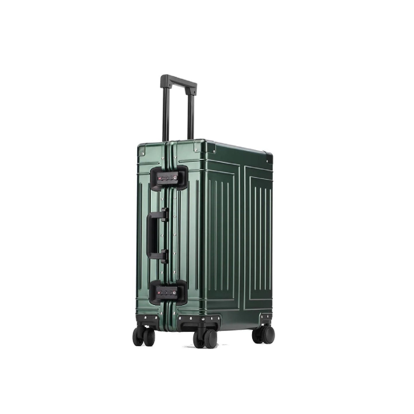 [Essential] 100% Aluminum-magnesium alloy Travel Suitcase Rolling Luggage 20/24/28 inch Trolley Luggage Carry-On Cabin Suitcase