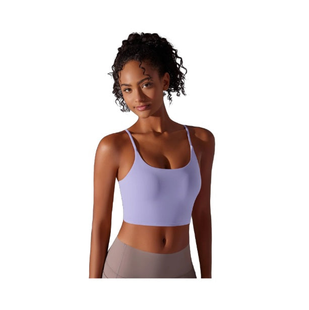 [top] Yoga Bra Women Breathable Sports Bra Sexy Breathable Quick Drying Sport Brassiere Women Sexy Yoga Vest Solid Color Nylon Yoga