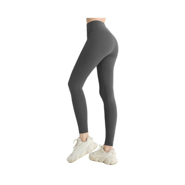 [Pants] Naked feeling Yoga Leggings Women High Waisted Hip Lifting Fitness Leggings Running Cycling Pants Breathable Sports Leggings